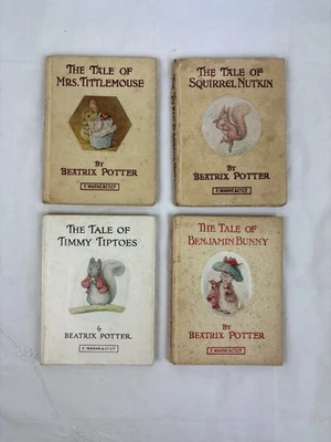 Collection of Four Vintage Beatrix Potter Small Hardback Books See All Photos - Image 1 of 4