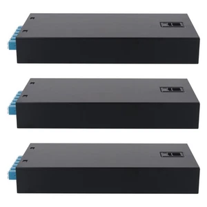 Duogalia 3er Pack LC-UPC 6 Duplex 12 Port Wandmontage Glasfasergehäuse mit Splic... - Bild 1 von 7