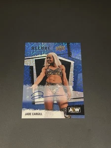 2022 AEW Allure Jade Cargill BLUE LINE AUTO /35 Trading Card #90743 - Picture 1 of 2