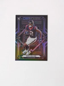 2021 Panini Obsidian - Rookies Electric Etch Purple #130 Nico Collins # /100 RC - Picture 1 of 3