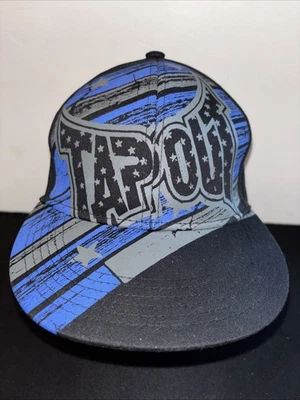 Sombrero ajustado TAPOUT grande fuente OSFM negro para hombre Foto 1 de 4