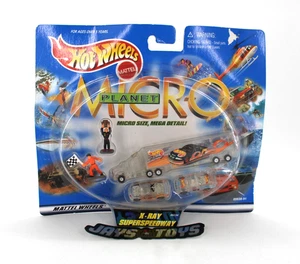 X-Ray Super Speed Way Hot Wheels Micro Planet 1999 Mattel nuevo en tarjeta - Imagen 1 de 4