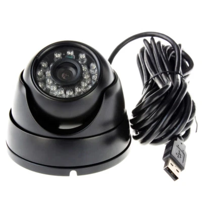 Cámara web domo 1080P CCTV exterior interior cámara USB visión nocturna cámara Full HD Foto 1 de 4