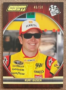 2012 Press Pass Power Picks Gold #2 Kurt Busch /50 NASCAR Racing Numbered Dodge - Picture 1 of 2