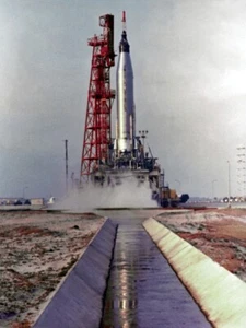 Scott Carpenter Aurora 7 Mercury Atlas rocket Mercury Program 8X12 PHOTOGRAPH - Picture 1 of 1
