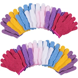 28 Pcs Exfoliating Gloves Body Scrub Bath Gloves Exfoliator Body Wash Glove for  - Picture 1 of 12