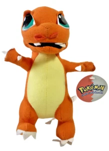 Vintage Pokemon 1999 9 Zoll Nintendo Stofftier Plüschtier CHARMANDER Play by Play Tags - Bild 1 von 7