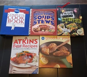 (5) Cook Book Lot Phillsbury Atkins Better Homes Thug Kitchen Signed Copy! Nice! - Bild 1 von 9