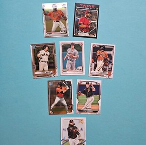 x/8 7 RC Brandon Crawford Topps 1st Bowman Patrick Bailey Chrome Marco Luciano