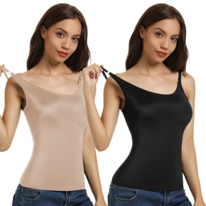 Women Cami Shaper Shapewear Tummy Control Body Shaper Tank Tops Compression Vest - Imagen 1 de 16