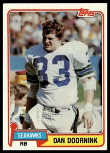 1981 Topps #48 Dan Doornink Seattle Seahawks - Picture 1 of 2