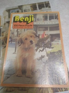 Vintage 1976 Benji 100 piece puzzle  House of Games Complete  - Picture 1 of 3