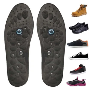 Acupoint Massage Shoe Insoles Acupressure Foot Therapy Reflexology Pain Relief - Picture 1 of 15