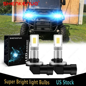 2 8000K Bright LED Headlamp Bulbs for Polaris Ranger Crew 500 & Midsiz 2011-2013 - Picture 1 of 12