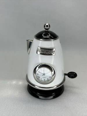 TOKYObay Tea Kettle Clock Vintage For Parts/Repair Missing Handle - Image 1 of 4
