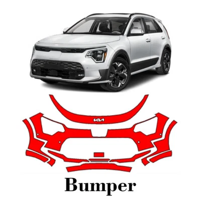Front bumper PreCut PPF Paint Protection Film For KIA Niro EV 2023-2025 - Image 1 of 4
