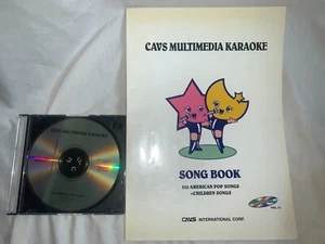 RARE Original 1997 CAVS KARAOKE SCDG 350 American Pop/Childrens SONGS CD +Book - Picture 1 of 5