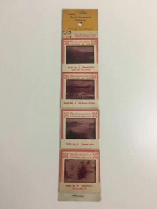 Vintage Pack of 4 Travel Slides Shasta Wonderland California CA Lake Bridge Bowl - Picture 1 of 7