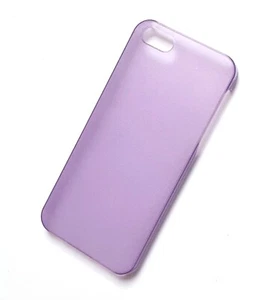 Iphone 5 5s 5SE Coque Rigide Effet Opaque Violet Transparent DESTOCKAGE - Photo 1 sur 1