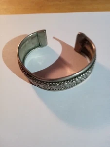 vintage handmade women's silver cuff bracelet( no maker name) - Picture 1 of 4