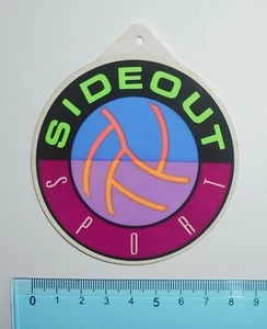 CALCOMANÍA ADHESIVA DEPORTIVA VINTAGE AÑOS 80 SIDEOUT - Imagen 1 de 1
