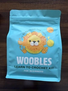The Woobles Sebastian The Lion To Crochet Kit For Beginners No Pre-Started Piece - Picture 1 of 5