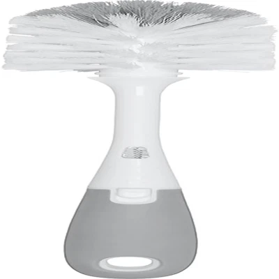 OXO Tot Bottle Brush with Nipple Cleaner, Gray, 1 Count (Pack of 1) - Image 1 of 4