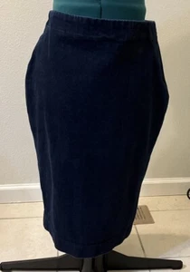 Custom Handmade Denim Pencil Skirt Women's Size 6 Unlined - Picture 1 of 2