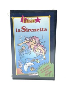 VINTAGE VHS FILM CARTONE ANIMATI LA SIRENETTA SERIE FIABISSIME NUOVA # IY - Foto 1 di 3