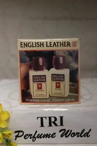 English Leather by Mem Company Cologne 3.4 fl.oz.+ After Shave 3.4 oz Travel set - Picture 1 of 2