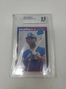 BGS Graded 8.5 1989 DONRUSS KEN GRIFFEY JR. - Picture 1 of 10