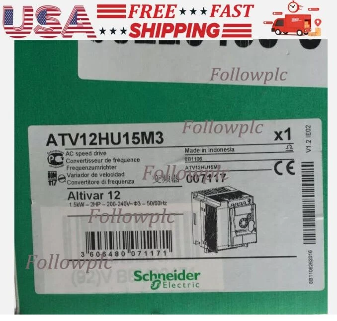 1PCS ATV12HU15M3 NEW INVERTER ATV12HU15M3 - Image 1 of 4