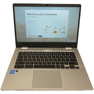 Chromebook ASUS 14", Procesador Intel Celeron, 4GB RAM, 64GB Almacenamiento, Chrome OS - Imagen 1 de 3