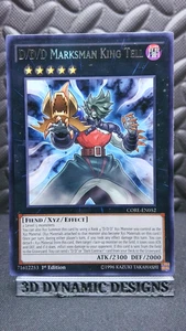 | Yugioh D/D/D Marksman King Tell CORE-EN052 1ª Edición Raro Casi Nuevo 🔥 | - Imagen 1 de 2