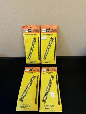 Atlas 2501 Code 80 5" Straight Track - Nickel Silver (Pack of 6) ( Lot Of 4 )New - Image 1 of 2