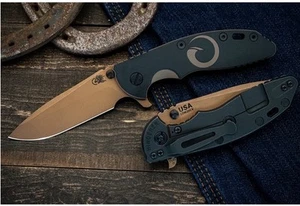 Hinderer Knives: XM-18 3.5" Origin Edition - Battle Black And Oil Rubbed Bronze - Picture 1 of 1