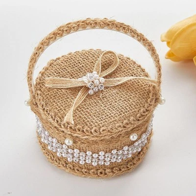 Trauringbox, Verlobungsring Aufbewahrungsbox, Schmuck organizer Rustikales - Bild 1 von 4