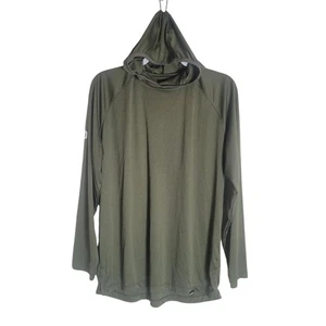 Truewerk B1 Sun Hoodie Herren Große L Grün Outdoor UV Schutz Wandern Freizeit - Bild 1 von 11