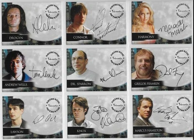 Angel Temporada 5 Master Set con Carpeta, Todos los Autógrafos, Piezas Tintas 2004 Foto 1 de 4