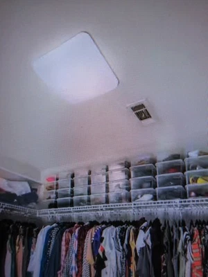 Lithonia Lighting 11 in. Square Low Profile White Integrated LED Flush Mount - Image 1 of 4