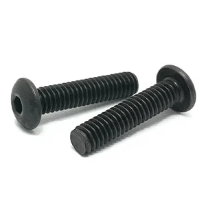 1/4-20x3" Alloy Button Head Socket Cap Screws Black Oxide (Choose Qty) - Picture 1 of 6
