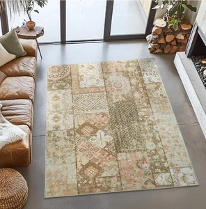 New. Boho 8×10 Living Room Area Rug Machine Washable, Multi - Picture 1 of 6