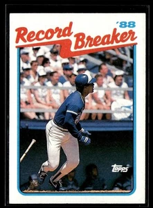 1989 Topps Record Breaker Keith Hernandez New York Mets #1 - Picture 1 of 2