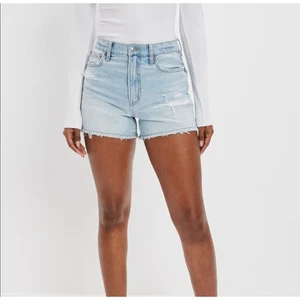 American Eagle Strigid Highest Rise 90s Boyfriend Short Light Wash Size 10 - Bild 1 von 5
