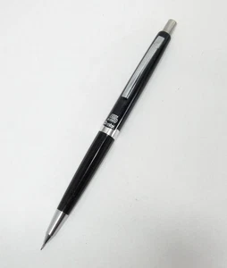 Vintage Pentel 5 Druckbleistift schwarz silber Japan einziehbare Spitze - Bild 1 von 10