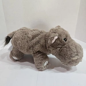 Warmies Mini Hippo Brown Lavender Scent Heat/Cold Therapy 11" EUC  - Picture 1 of 11