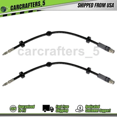 2 mangueras hidráulicas de freno delantero para Saab 9000 1990 2,0 L, 1990-1993 Saab 9000 2,3 L Foto 1 de 4