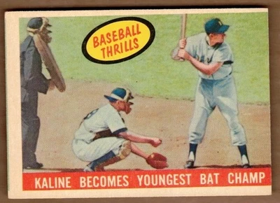 1959 Topps #463 Al Kaline BT/Bat Champ Foto 1 de 2