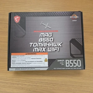 Msi MAG B550 TOMAHAWK MAX WIFI Scheda Madre PC ATX AMD AM4 RAM DDR4 PCIe 4.0 M.2 - Zdjęcie 1 z 4