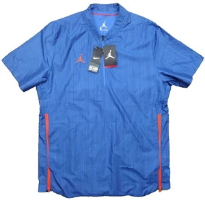 NUEVO CON ETIQUETAS Air Jordan Nike SS Lockdown Coaches Chaqueta Hombre’s L Azul Pullover Jumpman Nuevo de Lote Antiguo - Imagen 1 de 12